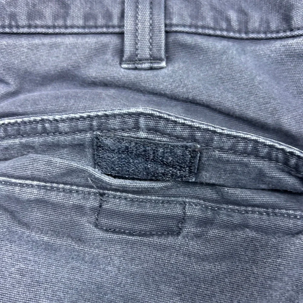 Carhartt Cargo Work Pants Mens 36x32 Blue Rugged Flex Relaxed Fit Canvas Utility